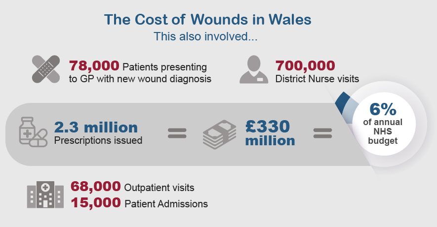 The Cost of Wounds in Wales