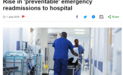 Rise in 'preventable' emergency readmissions in England